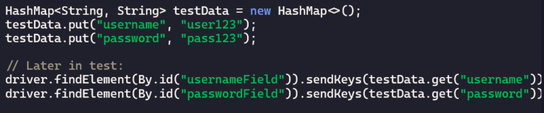 Where did you use HashMap in your Automation project? - Thetestdata.com